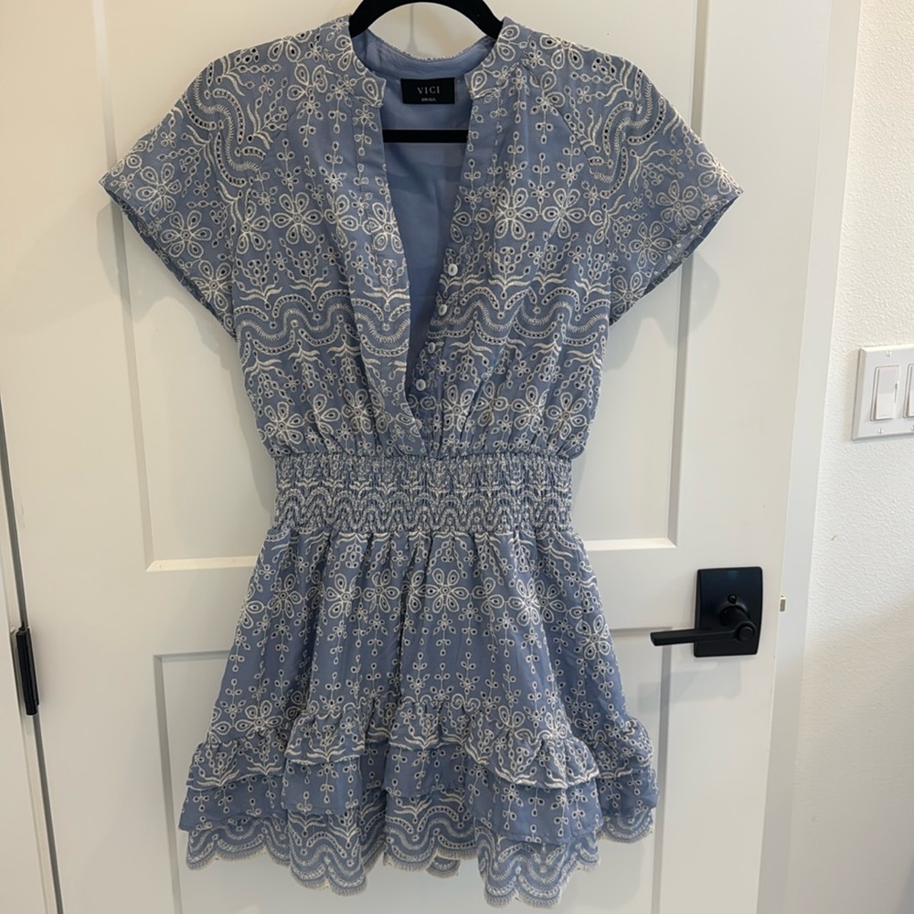 Brand new Vici dress size small. Washed but never worn